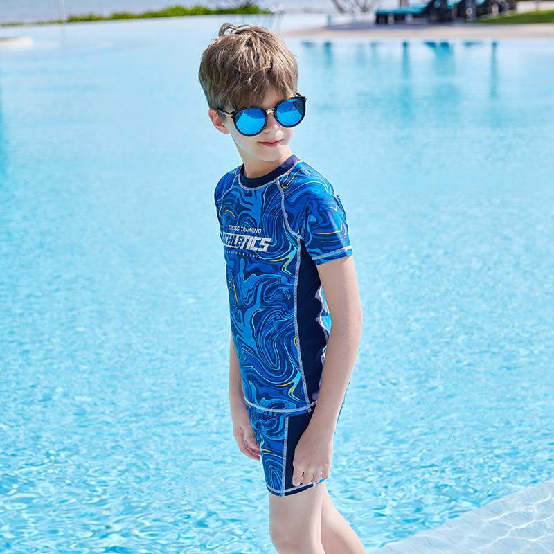 Boys' Split Swimsuit for Hot Springs: Quick-Drying Swimwear - K3N VENTURES