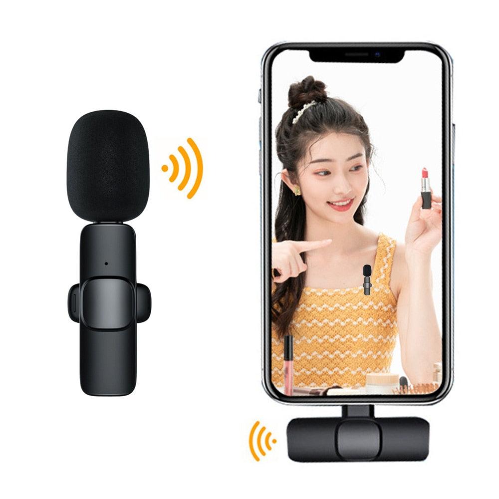 Compact Wireless Smartphone Microphone: Portable Audio Recording Device - K3N VENTURES