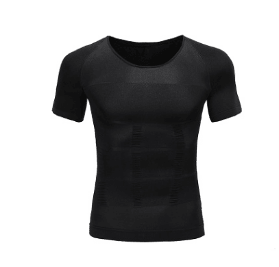 Male Chest Compression T-shirt Fitness Hero Belly Buster Slimming - K3N VENTURES