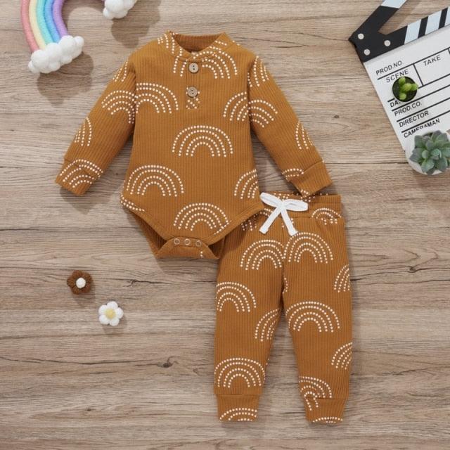Newborn Baby Bodysuits + Elastic Pants - K3N VENTURES