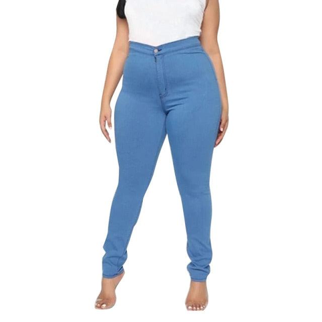 Women's Plus-Size Denim Jeans: Curvy Fit Comfort Pants - K3N VENTURES